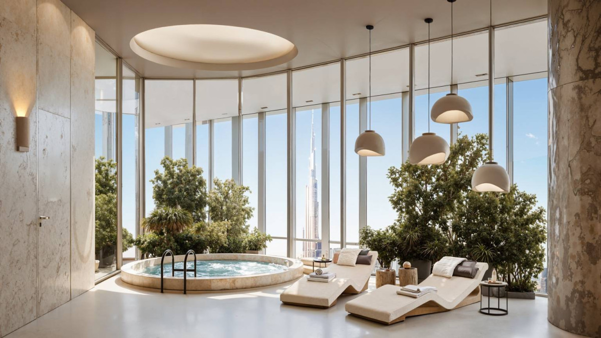 Résidence familiale avec aires de jeux et kids club à DWTN Dubai