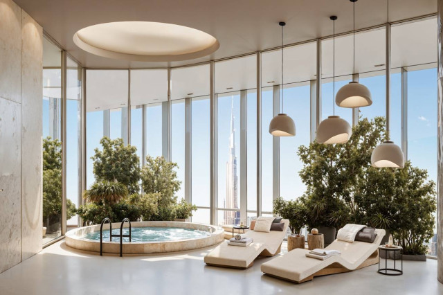 Résidence familiale avec aires de jeux et kids club à DWTN Dubai