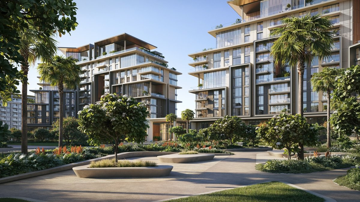 Résidence haut de gamme Crestlane 1 à City Walk avec architecture moderne