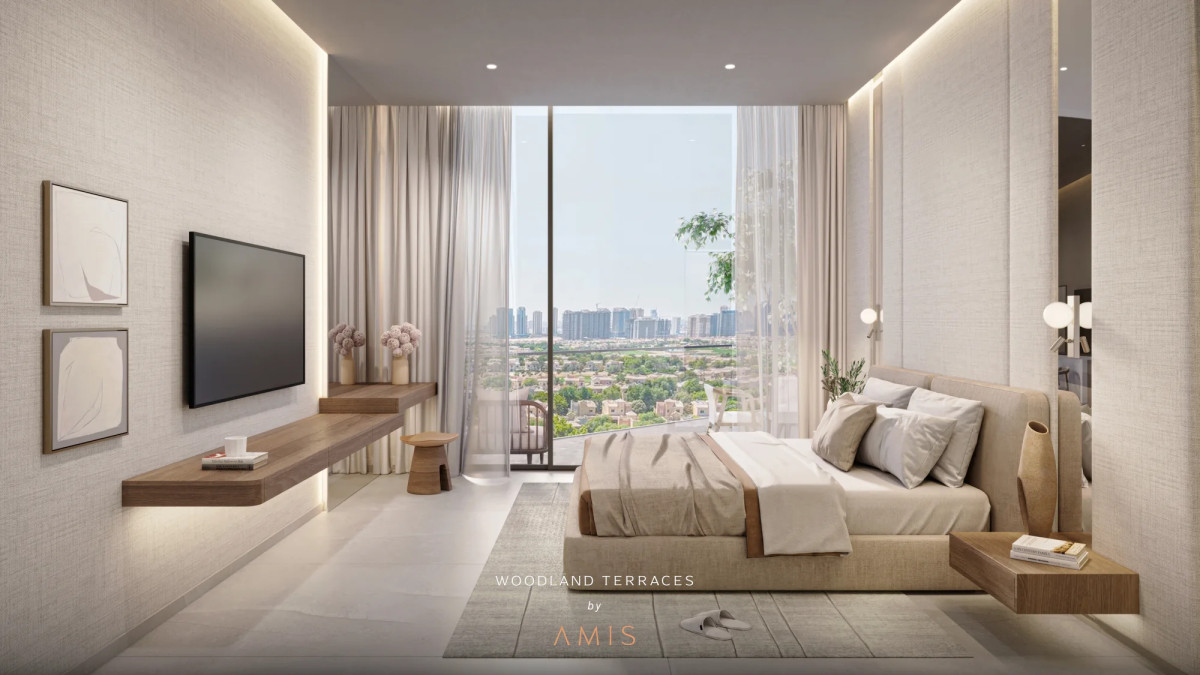 Chambre avec espace salon à Woodland Terraces à Dubaï