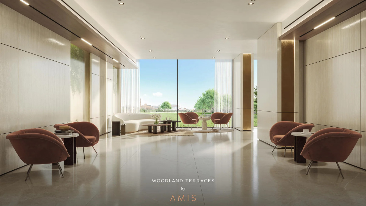Salon de réception de Woodland Terraces by AMIS