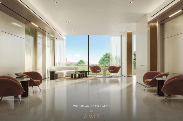 Salon de réception de Woodland Terraces by AMIS