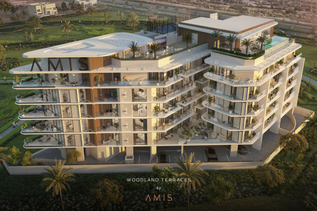 Vue aérienne de Woodland Terraces by AMIS à District 11