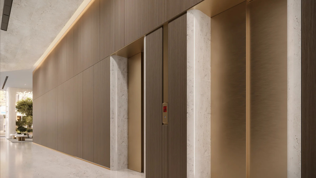 Hall des ascenseurs de Woodland Crest by AMIS