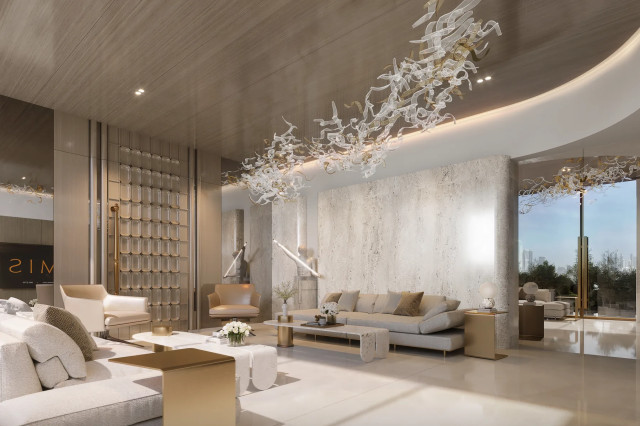 Espace lounge premium de la résidence Woodland Crest