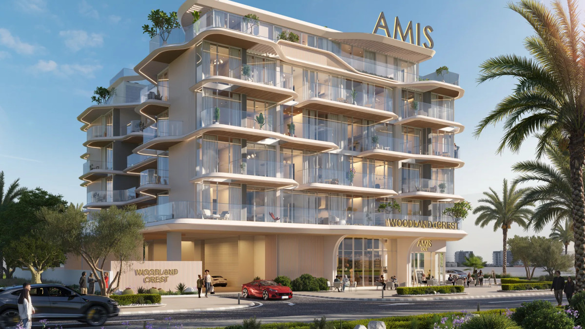 Façade principale de Woodland Crest by AMIS à Dubaï