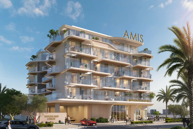 Façade principale de Woodland Crest by AMIS à Dubaï