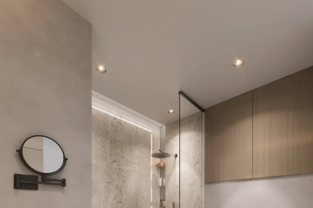 Salle de bain avec baignoire à Woodland Crest, Dubaï