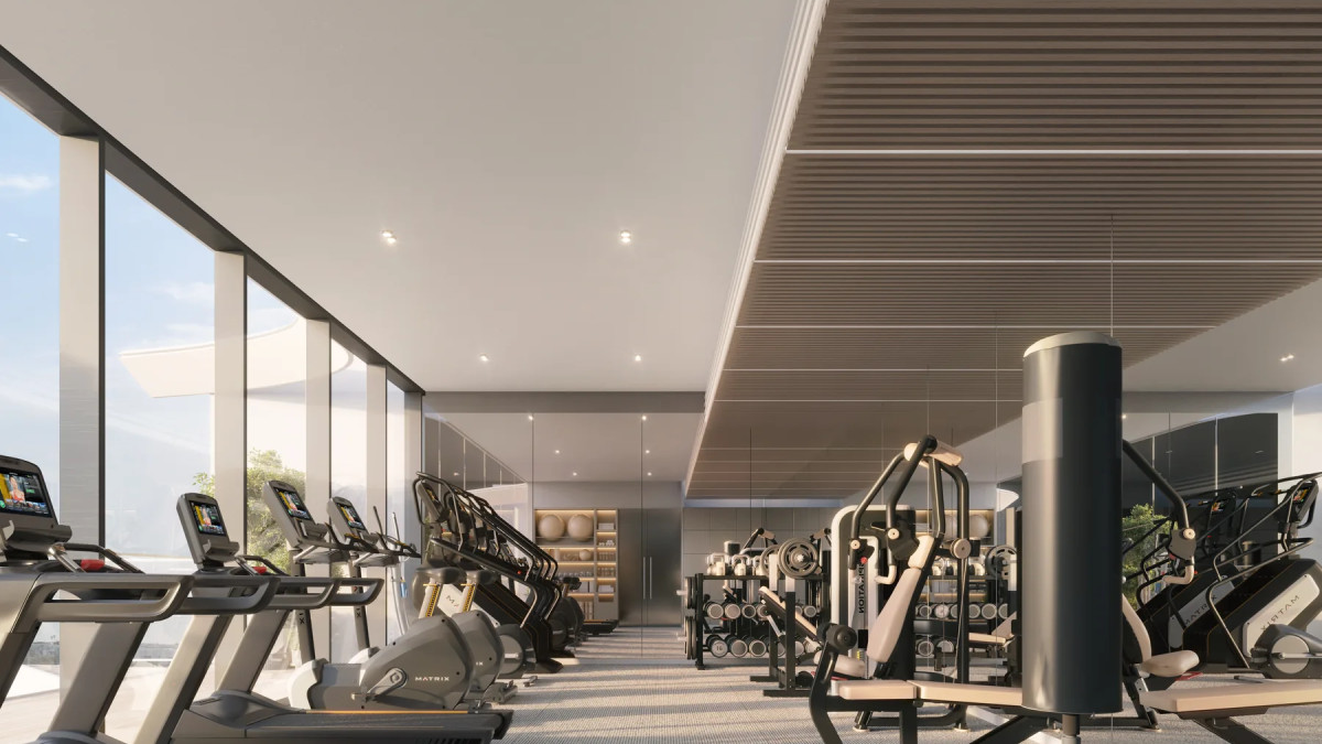 Salle de sport équipée de Woodland Crest by AMIS