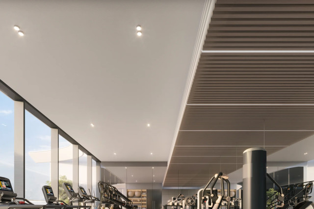 Salle de sport équipée de Woodland Crest by AMIS